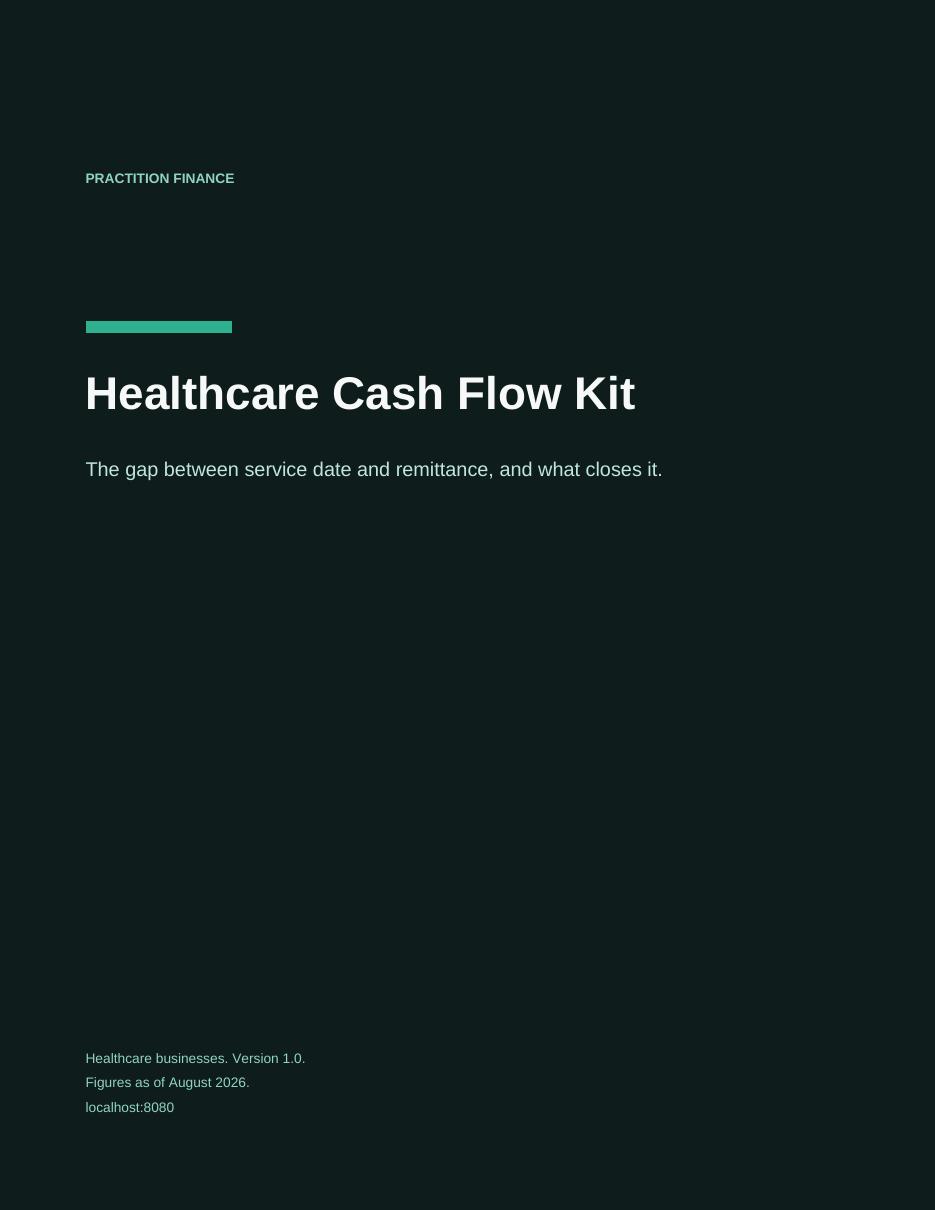Cover of Healthcare Cash Flow Kit, version 1.0